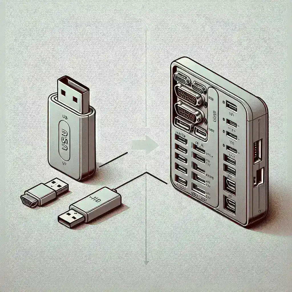Is a USB to VGA adapter better than a docking station?