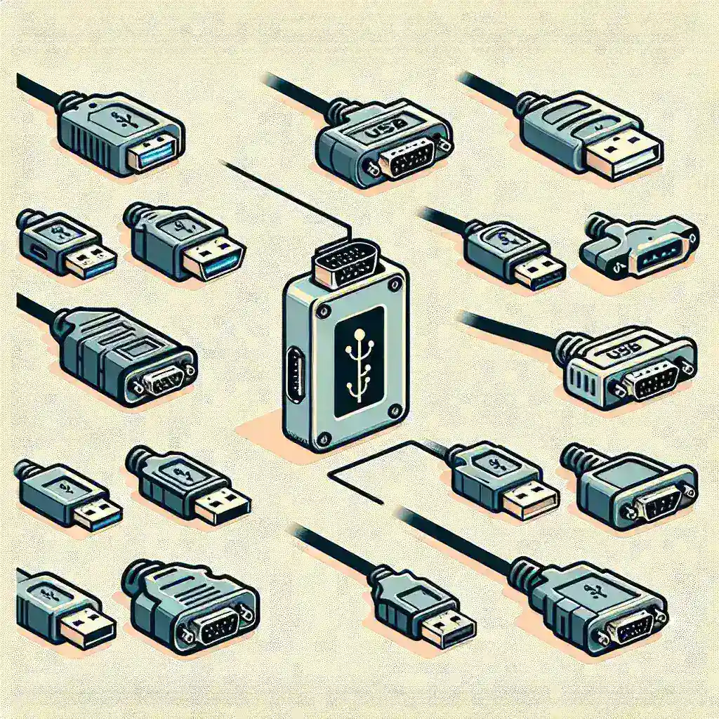 What types of USB ports are compatible with USB to VGA adapters?